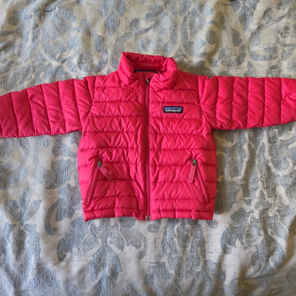 Patagonia Kids' Bright Pink Puffer Jacket